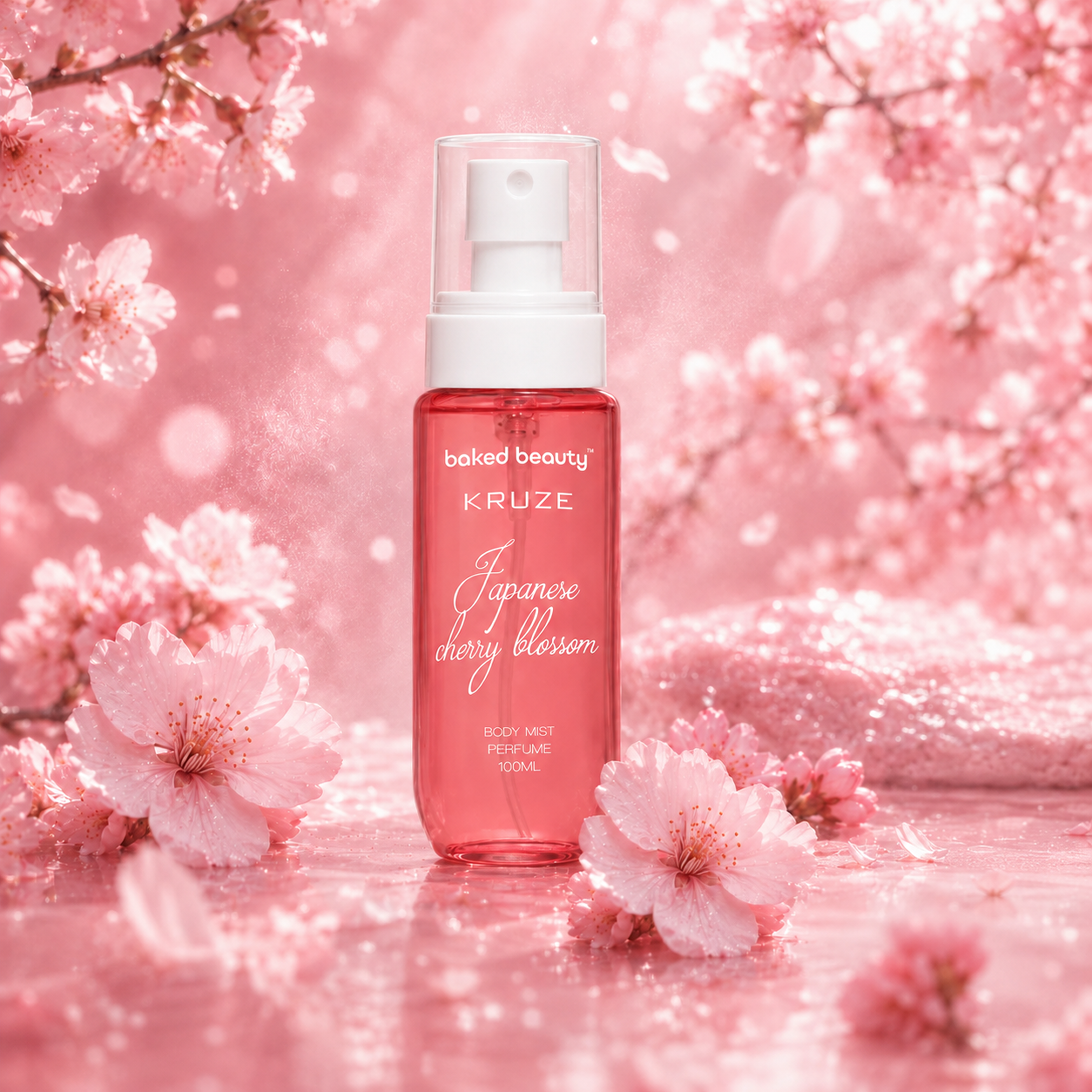 Kruze Japanese Cherry Blossom Body Mist - 100ml