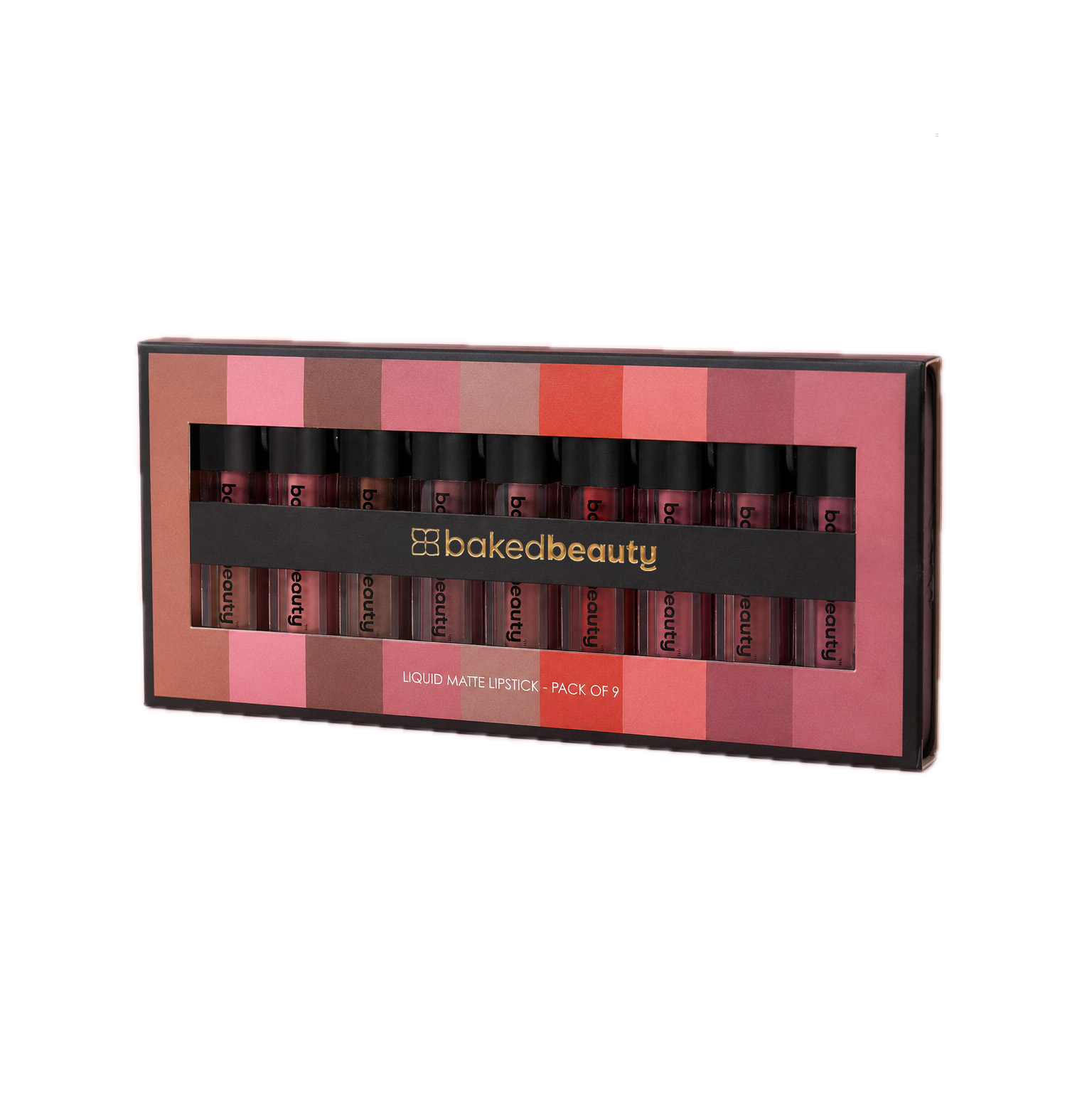 Liquid Matte Lipstick Set (Pack of 9 multi)