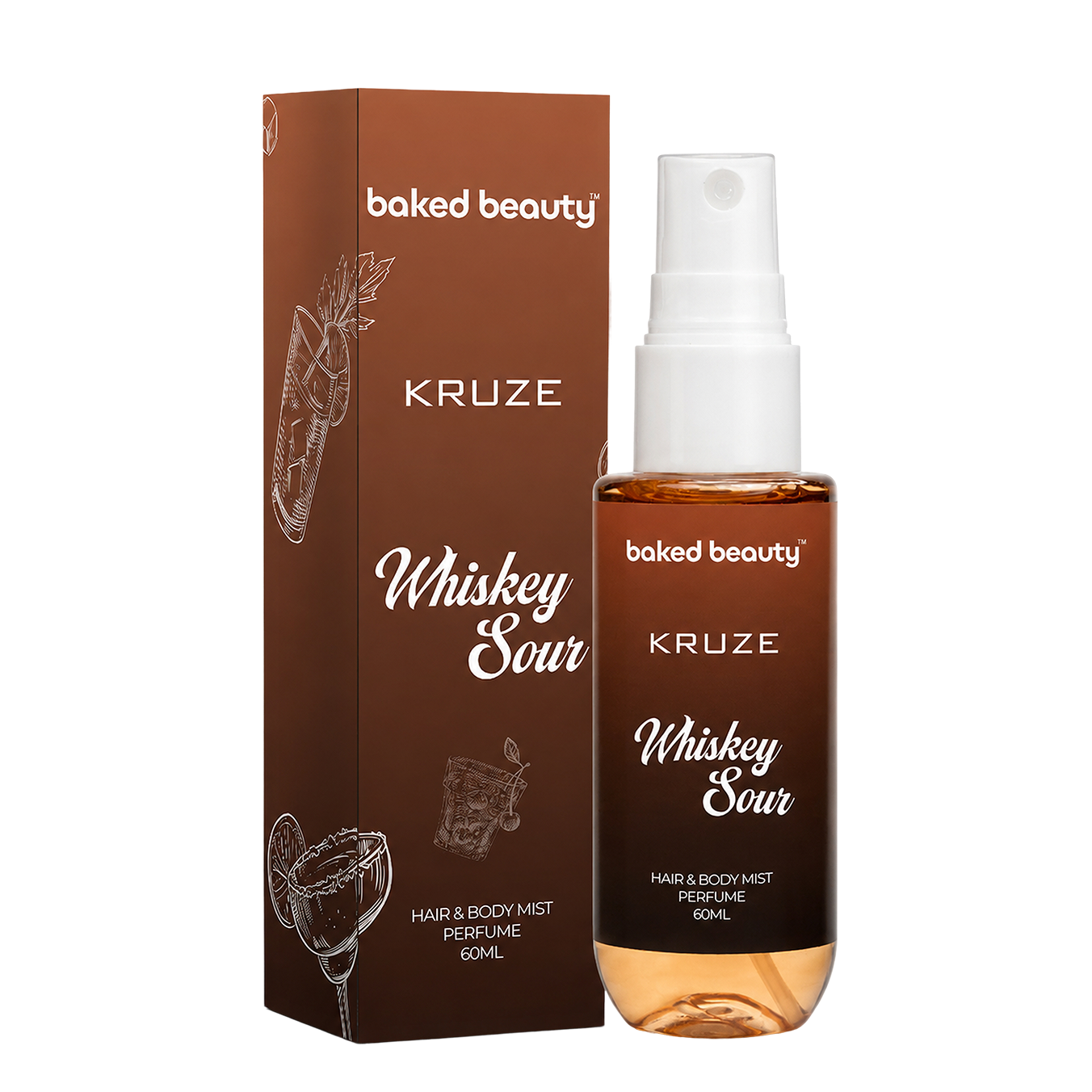 Kruze Whisky Sour Hair and Body Mist - 60ml